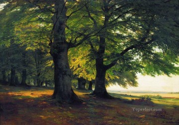 El bosque de Teutoburgo 1865 paisaje clásico Ivan Ivanovich Pinturas al óleo